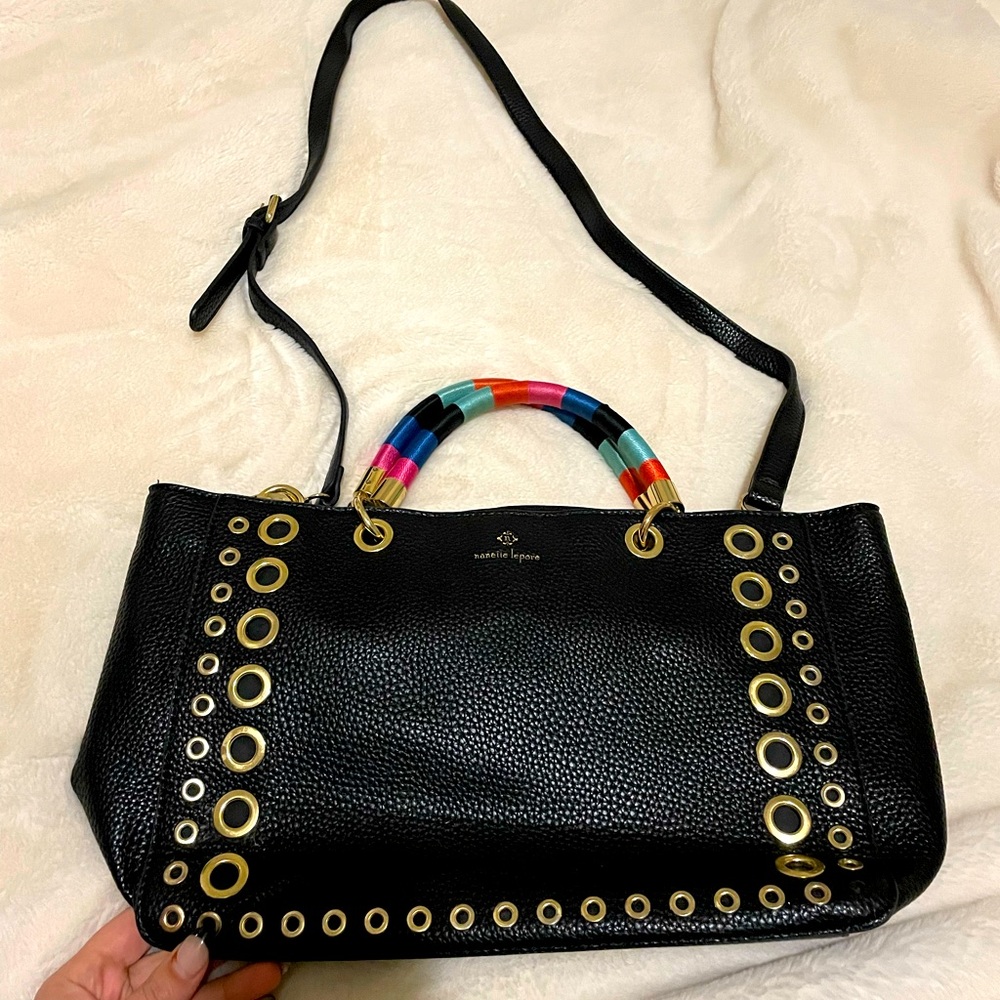 Nanette Lepore tumbled leather bag